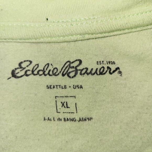 Woman's Eddie Bauer V-neck tee T-shirt sz XL pre-owned - Picture 2 of 3